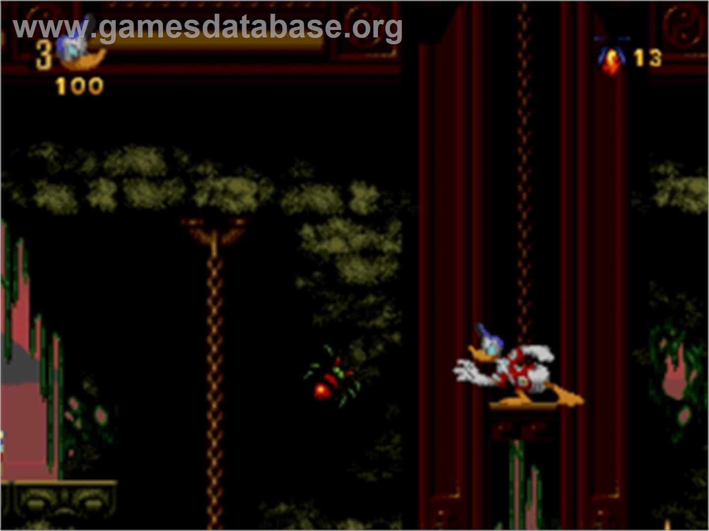 Donald In Maui Mallard - Sega Nomad - Artwork - In Game