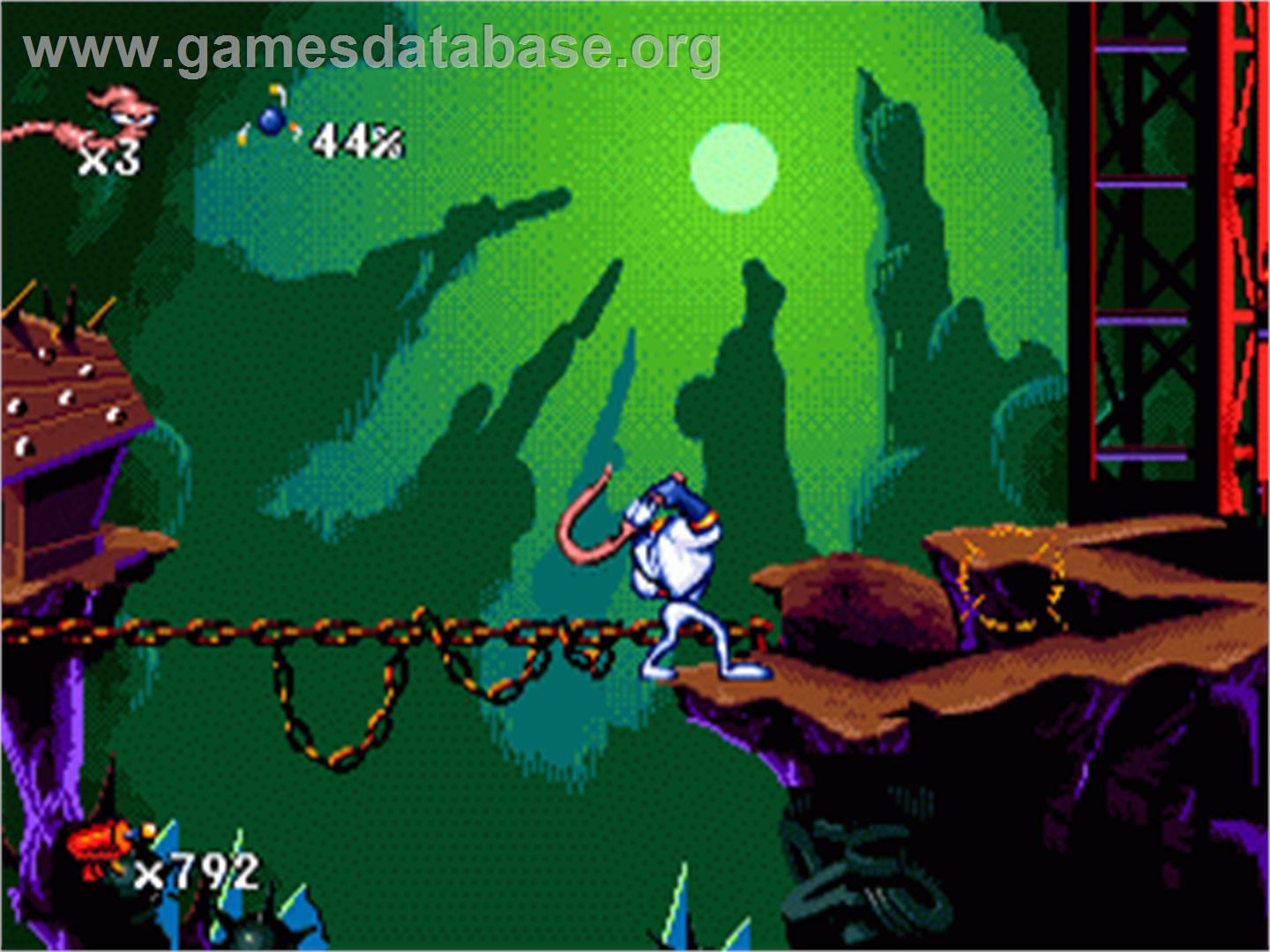 Earthworm Jim - Sega Nomad - Artwork - In Game