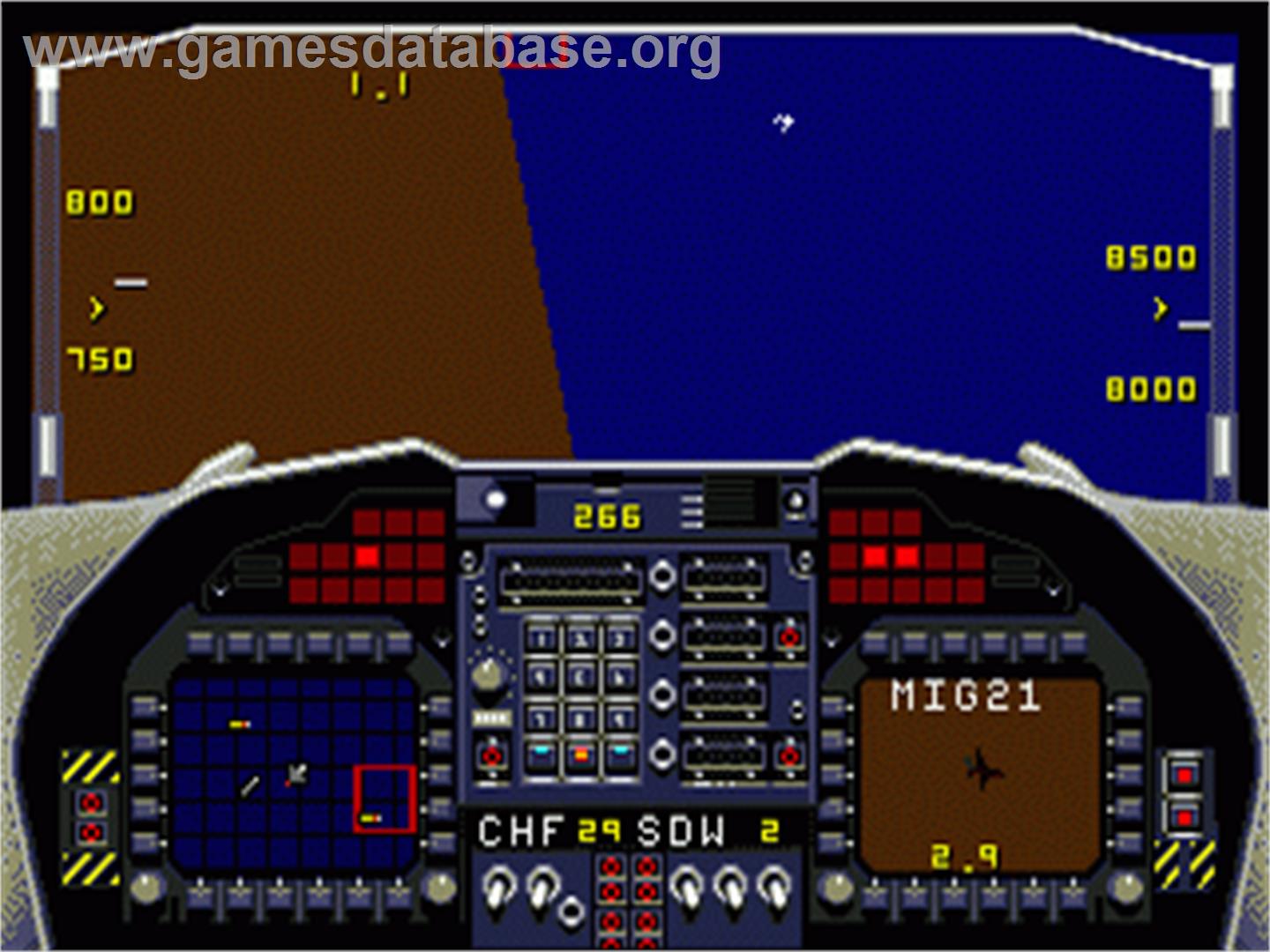 F-22 Interceptor - Advanced Tactical Fighter - Sega Nomad - Artwork - In Game