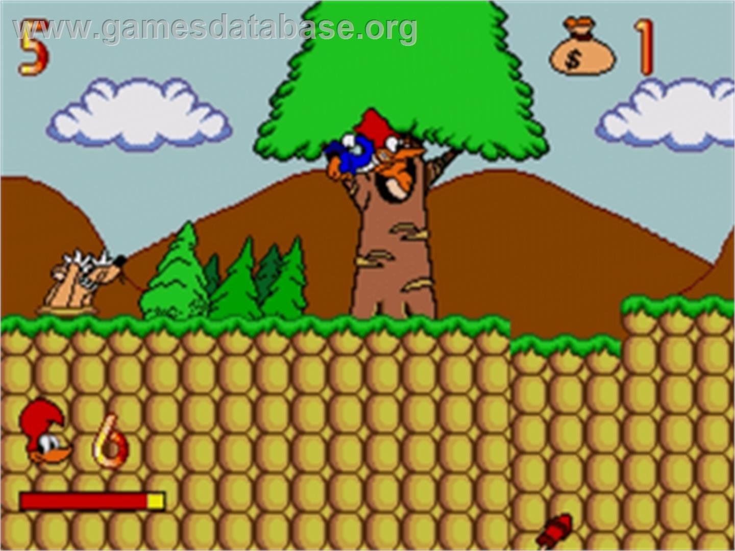 Férias Frustradas do Pica-Pau - Sega Nomad - Artwork - In Game