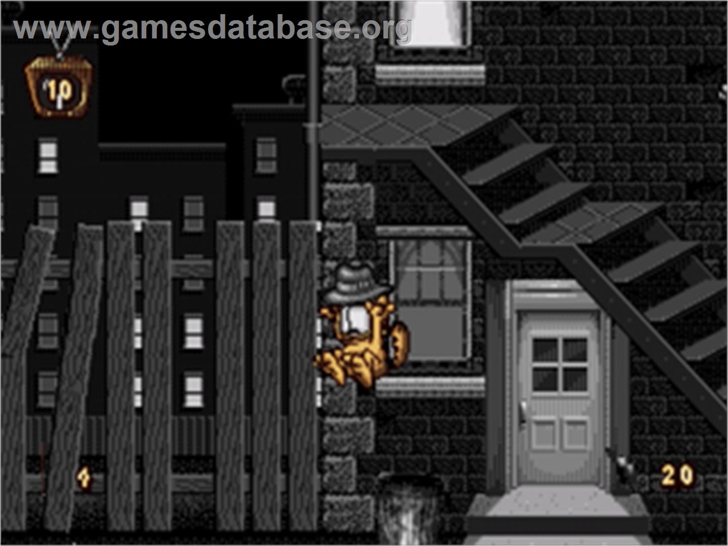 Garfield: Caught in the Act - Sega Nomad - Artwork - In Game
