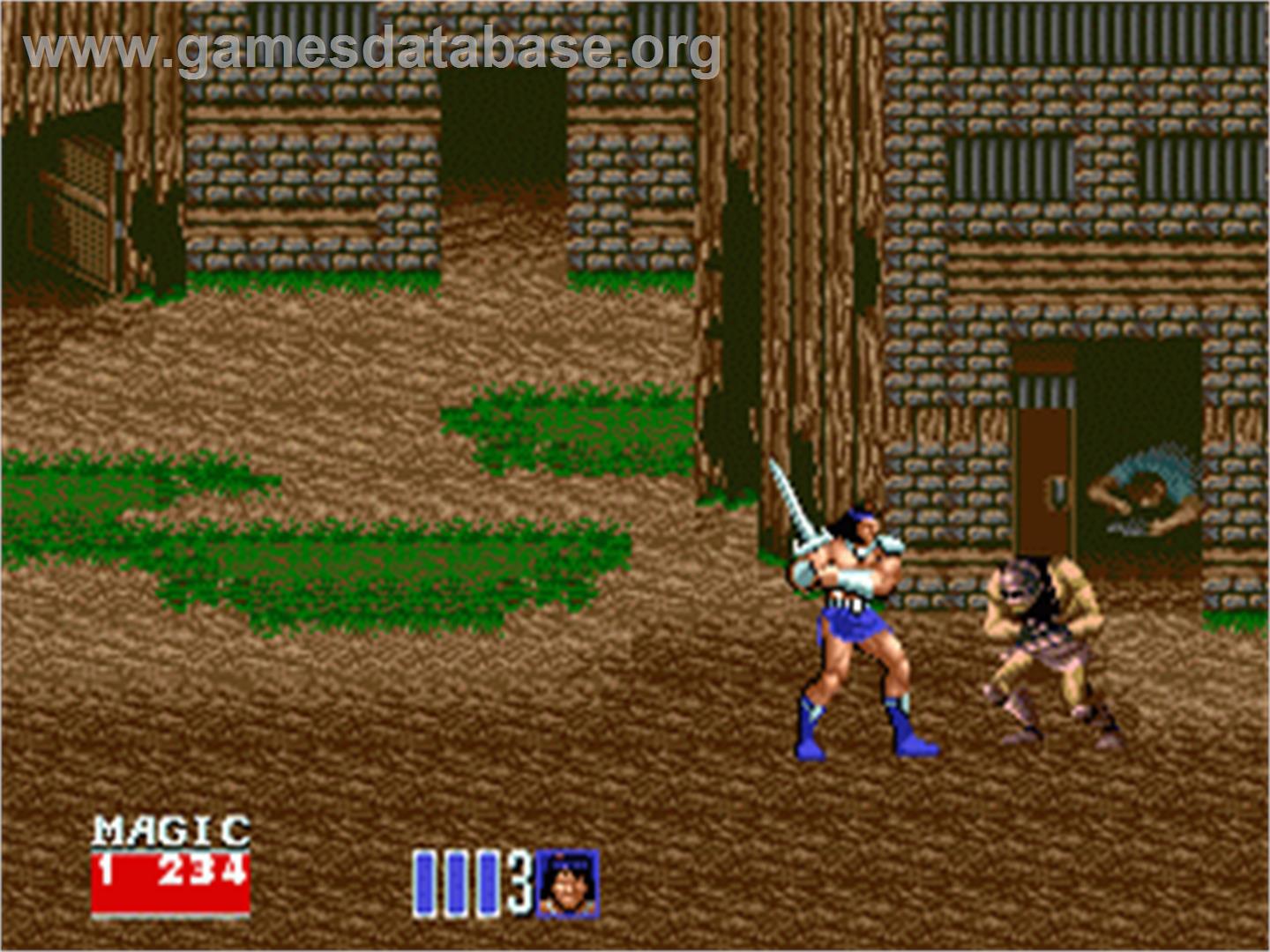 Golden Axe II - Sega Nomad - Artwork - In Game