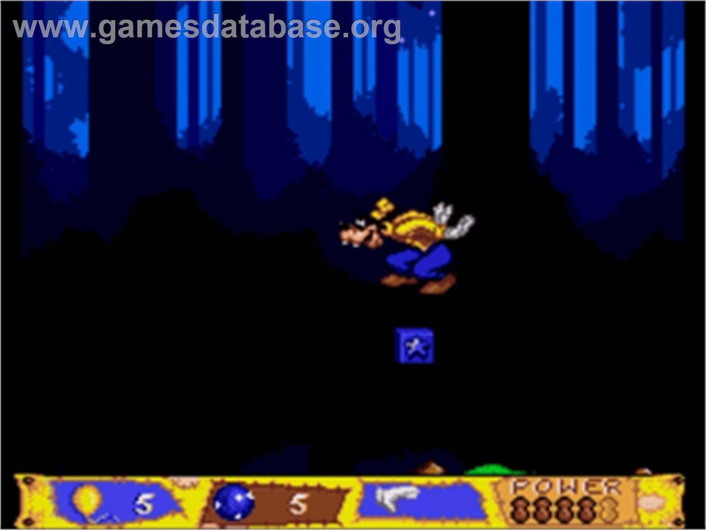 Goofy's Hysterical History Tour - Sega Nomad - Artwork - In Game