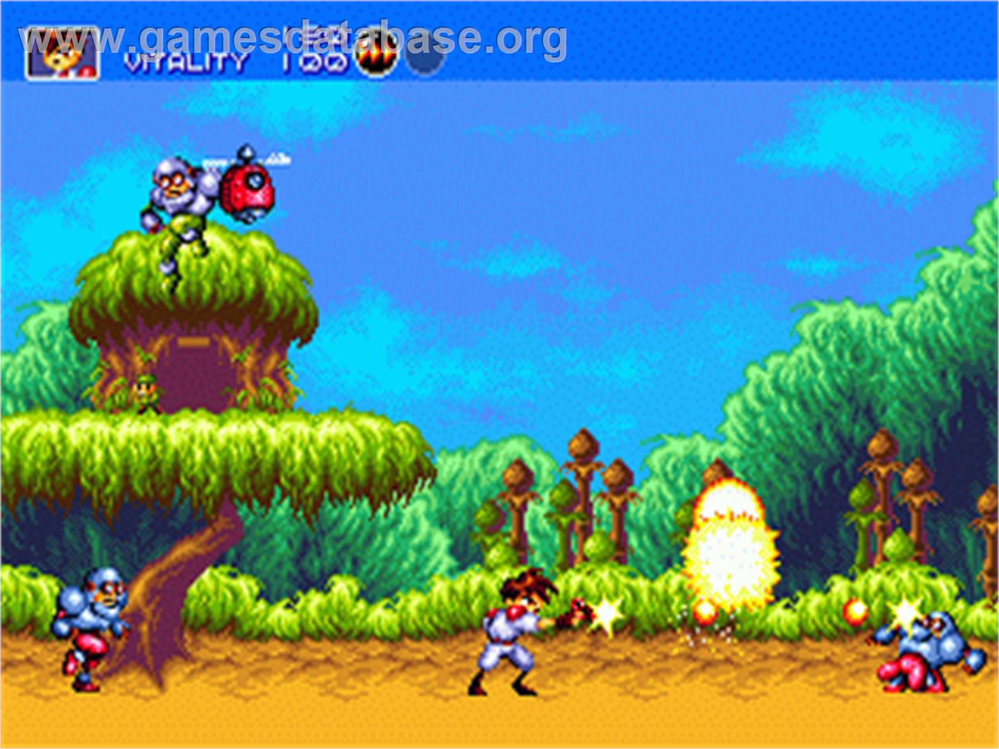 Gunstar Heroes - Sega Nomad - Artwork - In Game