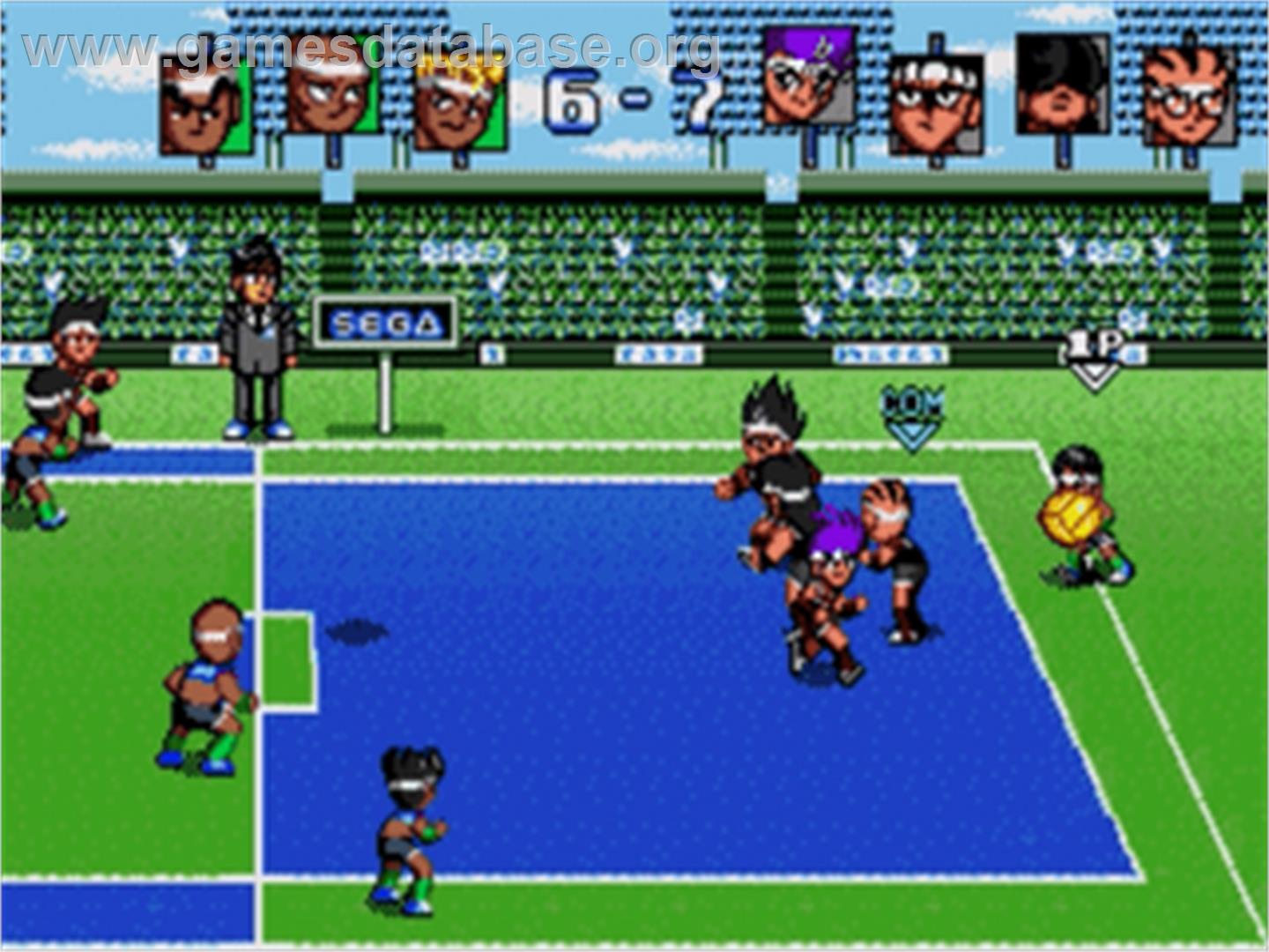 Honoo No Toukyuuji Dodge Danpei - Sega Nomad - Artwork - In Game