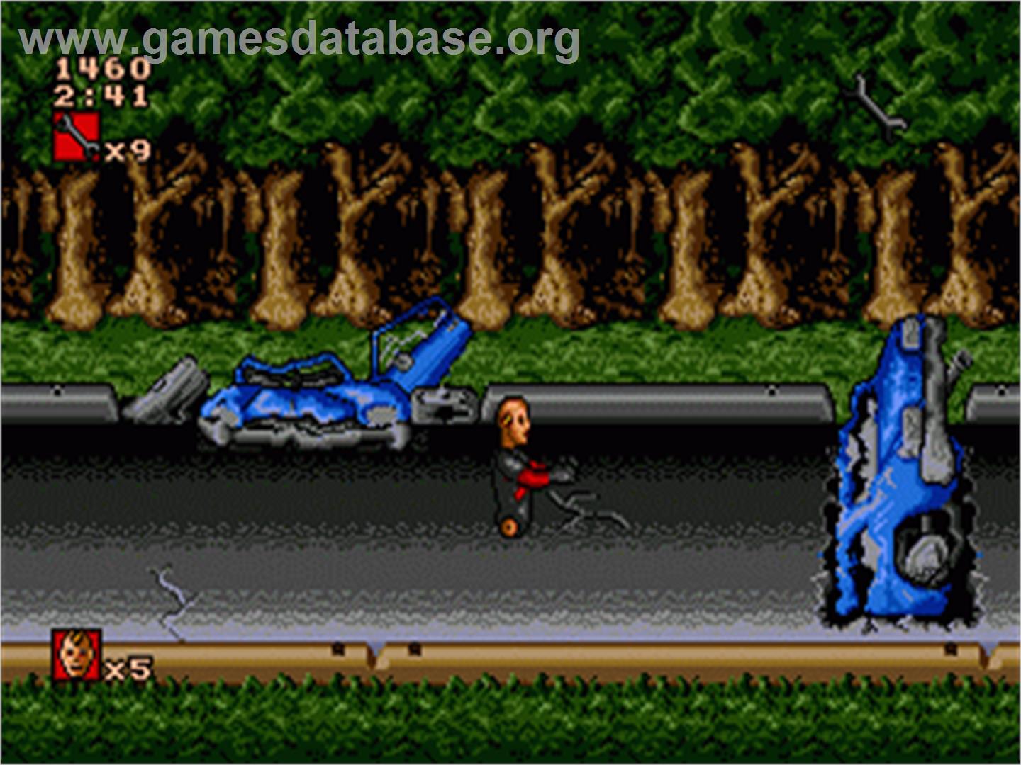 Incredible Crash Dummies, The - Sega Nomad - Artwork - In Game