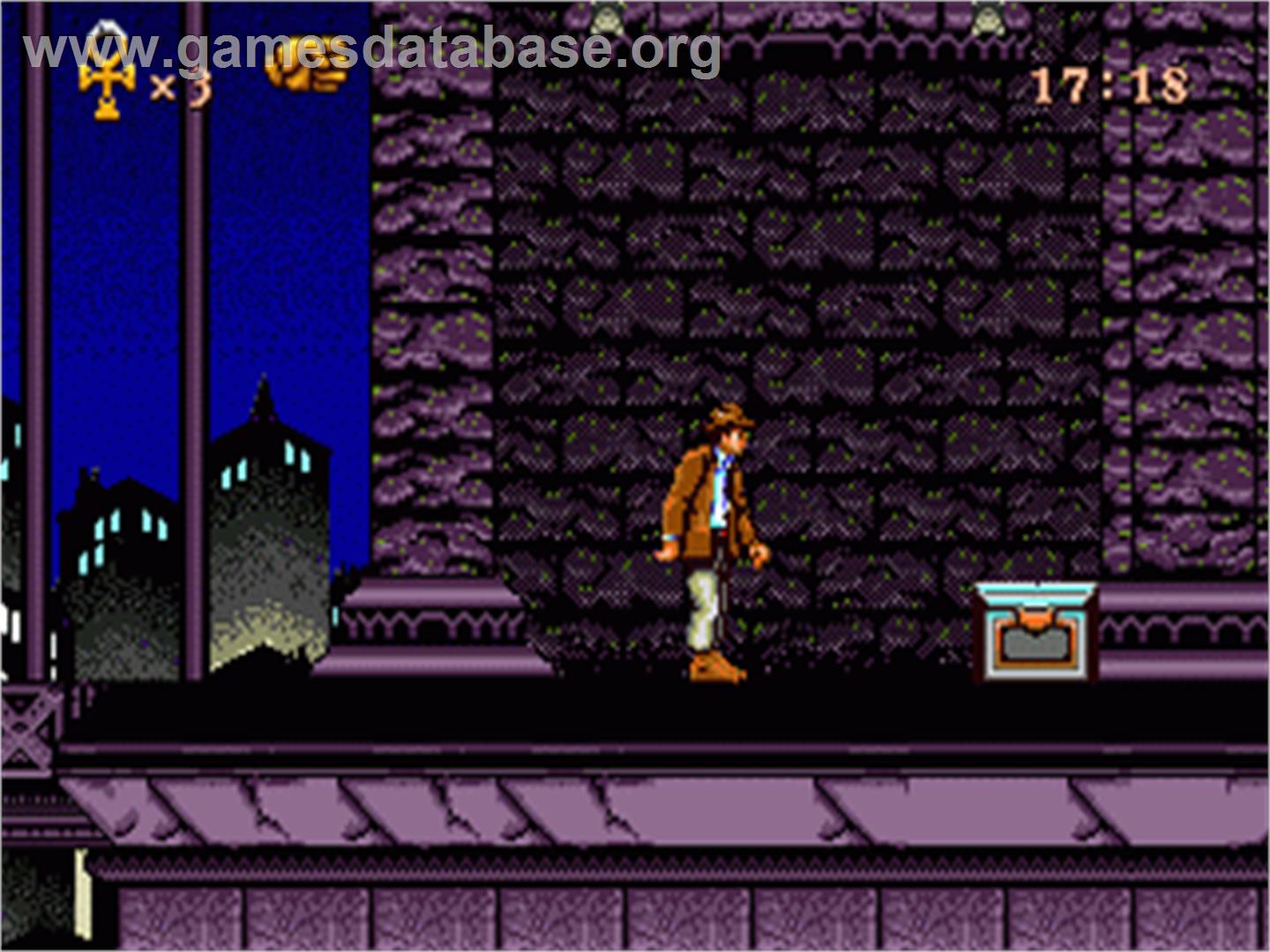Instruments Of Chaos Starring Young Indiana Jones - Sega Nomad - Artwork - In Game