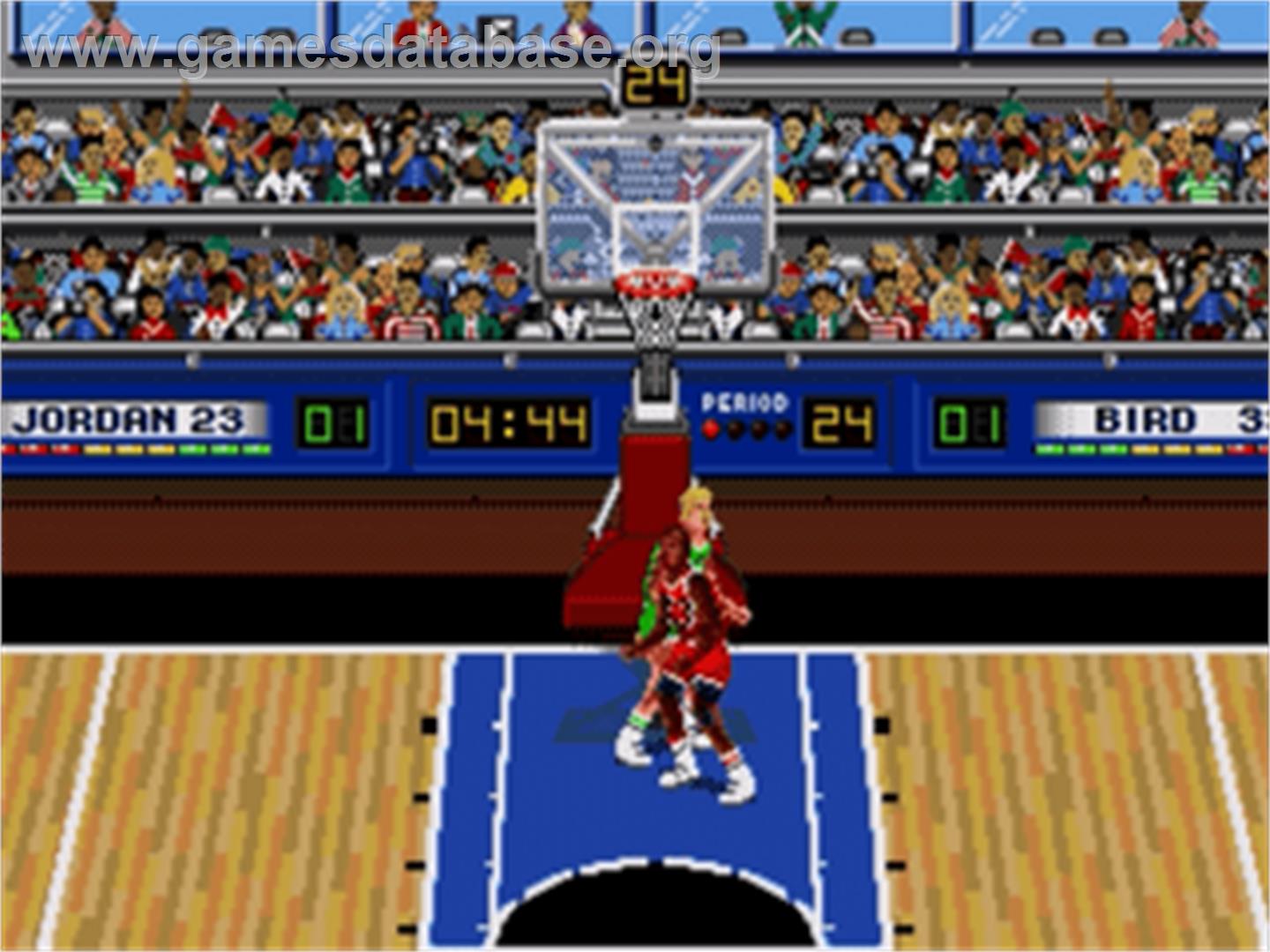 Jordan vs. Bird: One-on-One - Sega Nomad - Artwork - In Game