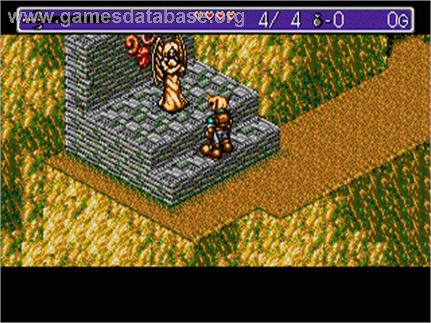Landstalker: Treasure of King Nole - Sega Nomad - Artwork - In Game