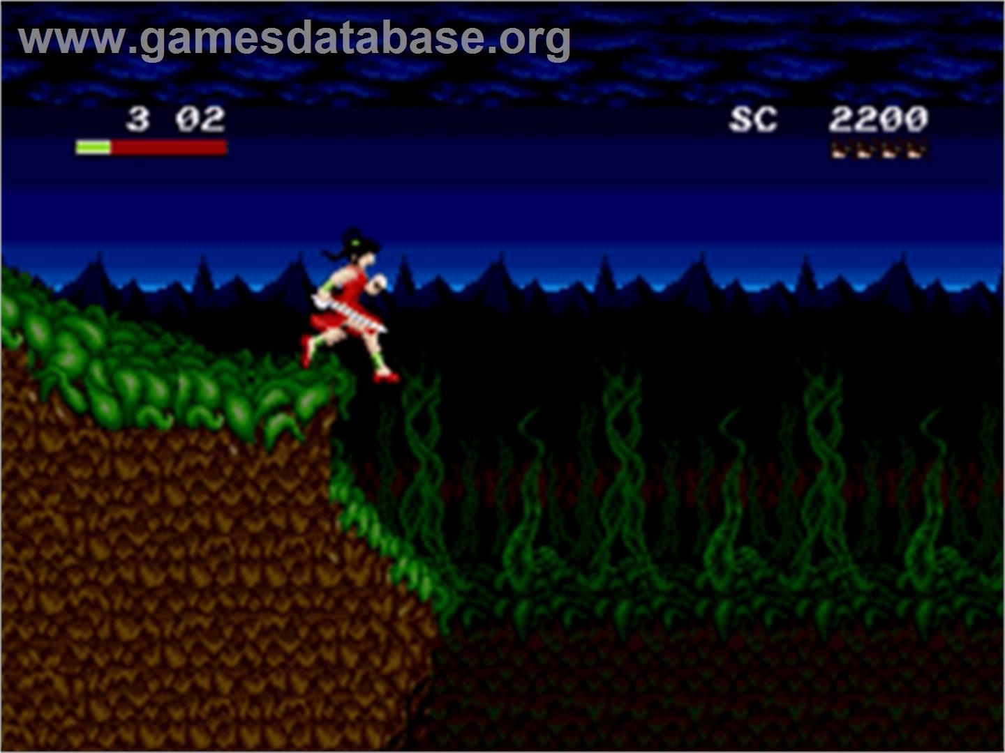 Mamono Hunter Youko - Dai 7 No Keishou - Sega Nomad - Artwork - In Game