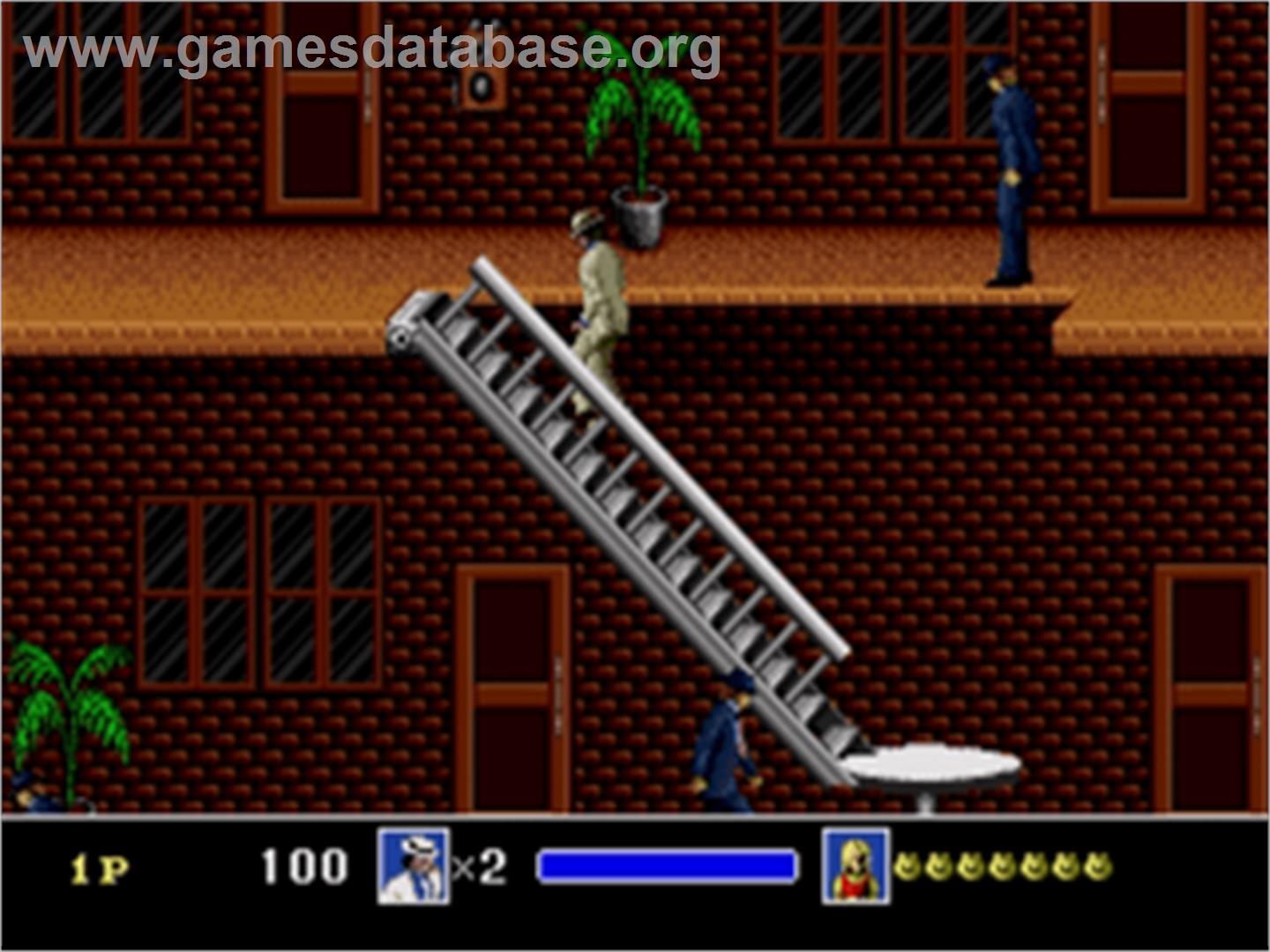 Michael Jackson's Moonwalker - Sega Nomad - Artwork - In Game
