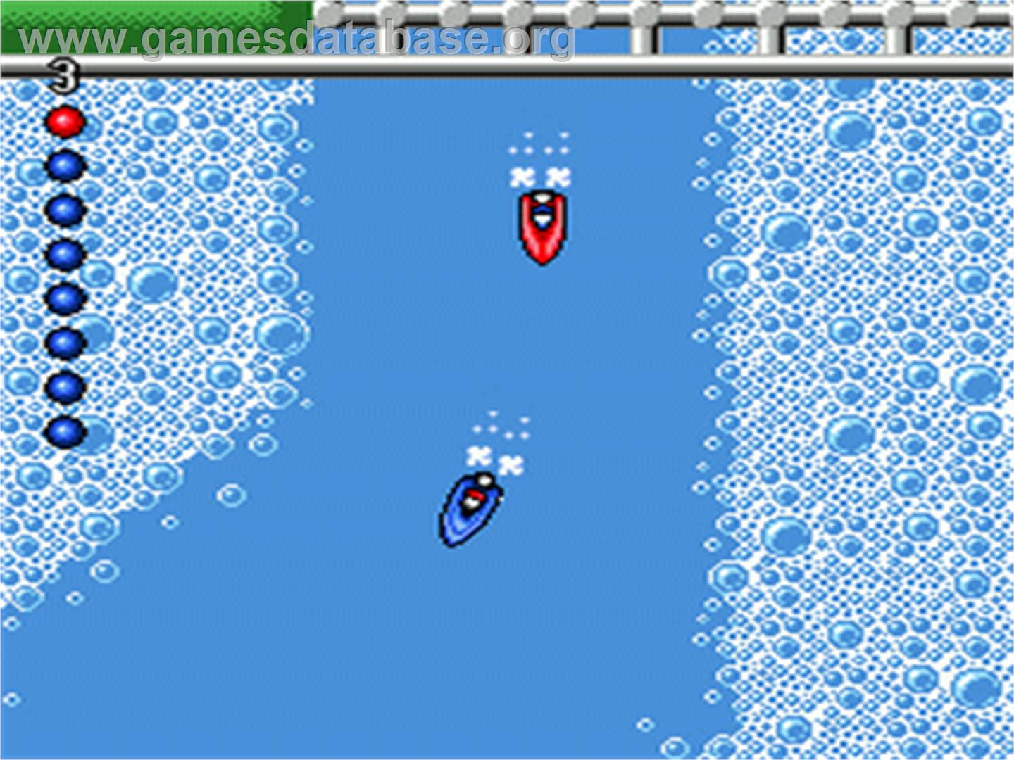 Micro Machines: Military - It's a Blast - Sega Nomad - Artwork - In Game