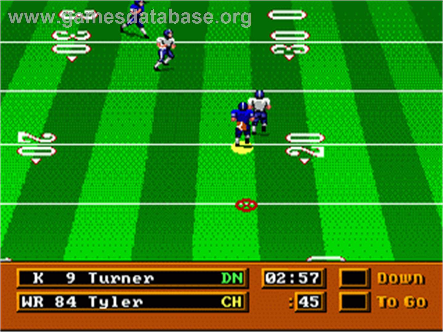 Mike Ditka Power Football - Sega Nomad - Artwork - In Game
