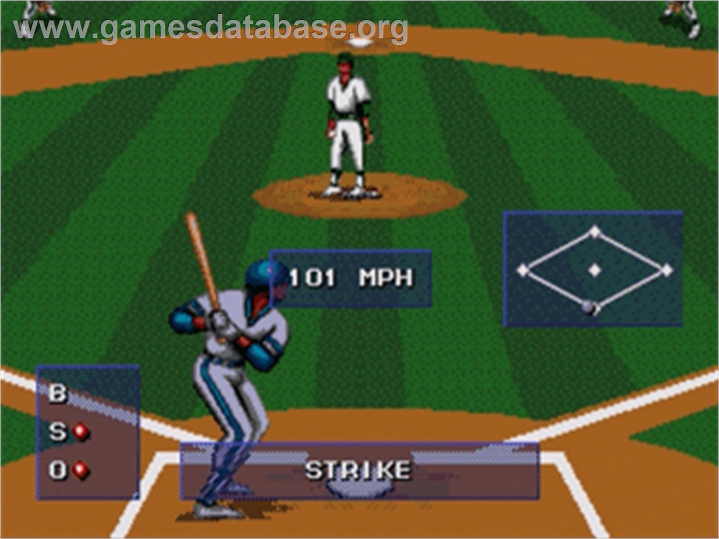 Mlbpa Baseball - Sega Nomad - Artwork - In Game