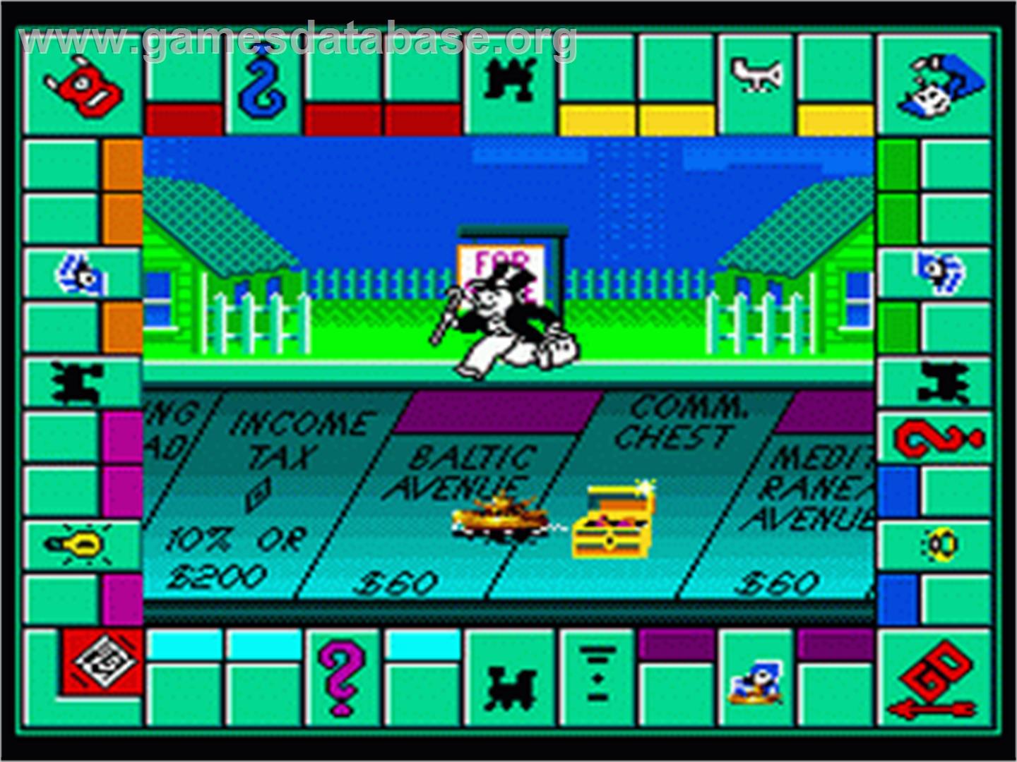Monopoly - Sega Nomad - Artwork - In Game