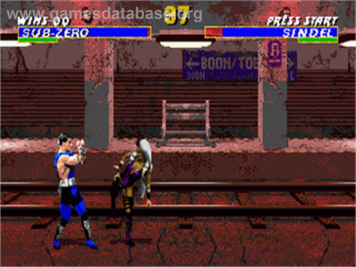 Mortal Kombat 3 - Sega Nomad - Artwork - In Game