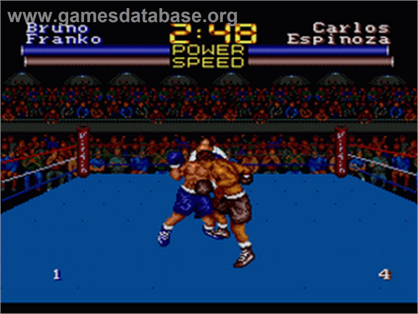 Muhammad Ali Heavyweight Boxing - Sega Nomad - Artwork - In Game