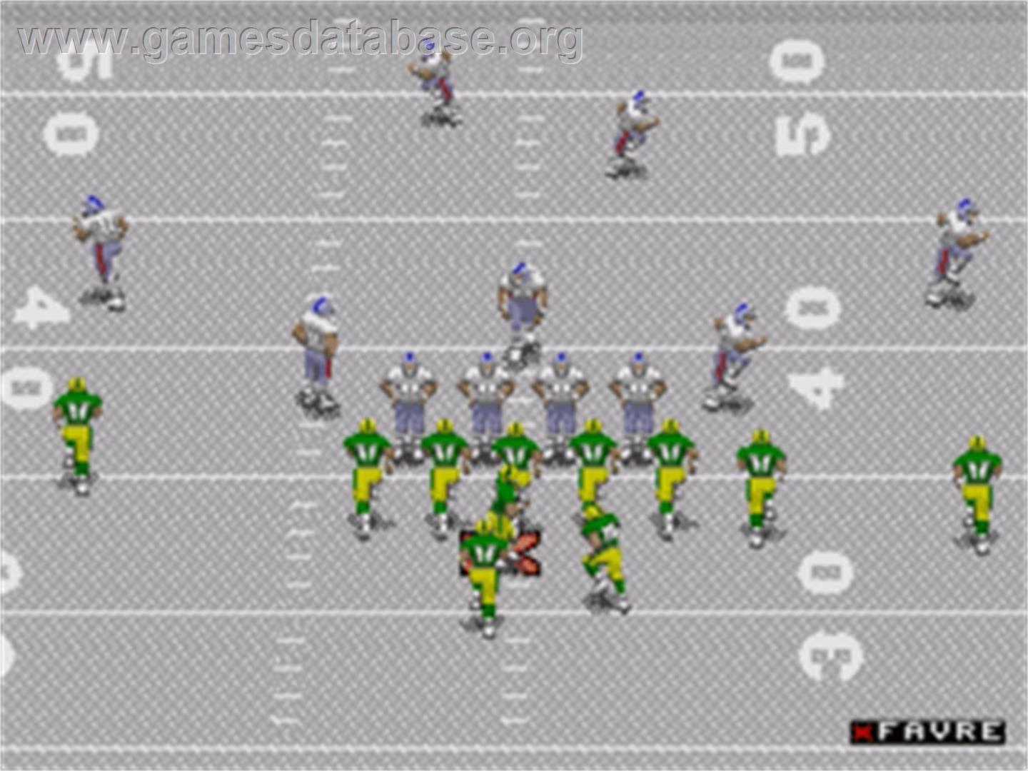 NFL 98 - Sega Nomad - Artwork - In Game