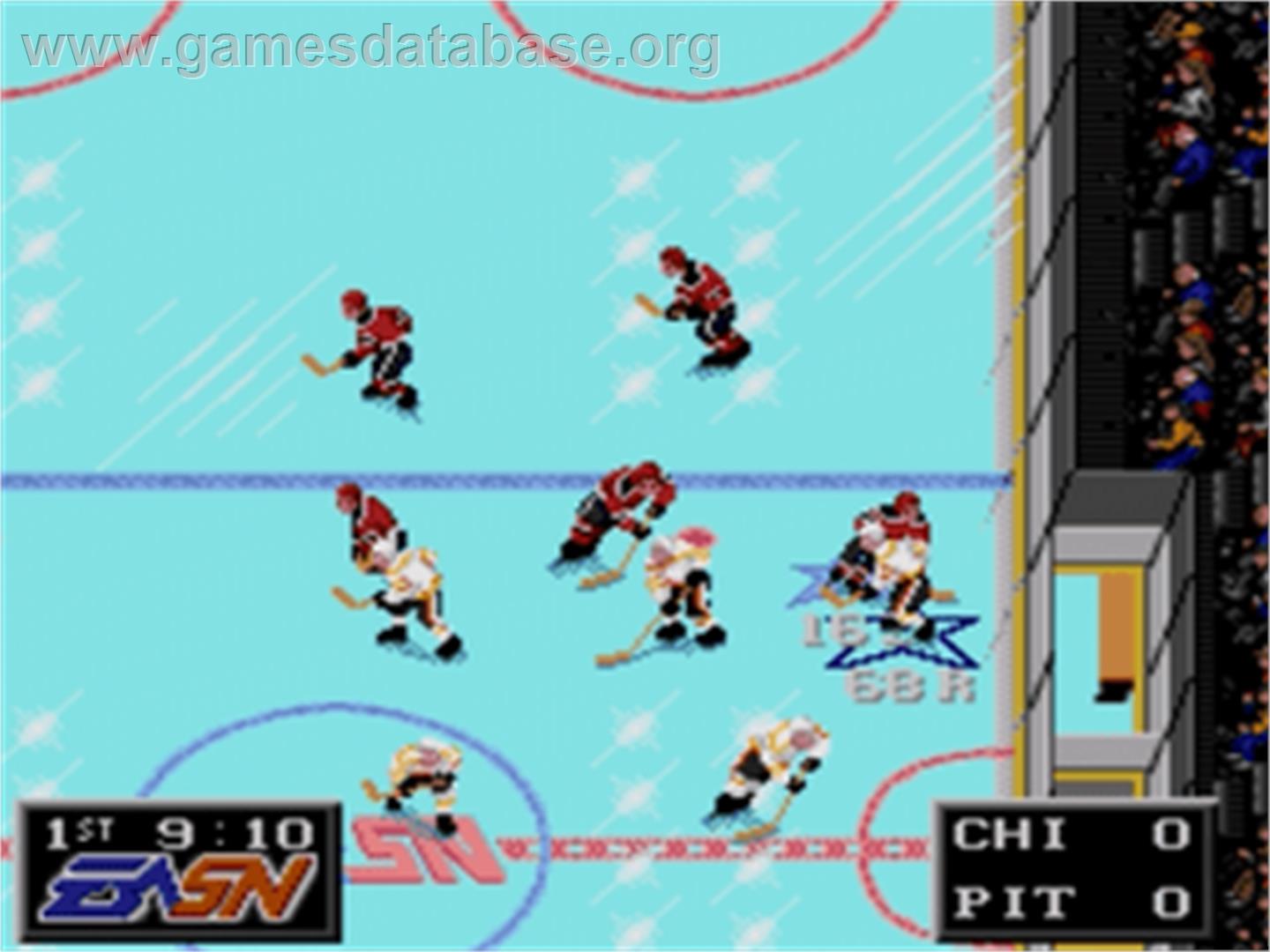 NHLPA Hockey '93 - Sega Nomad - Artwork - In Game