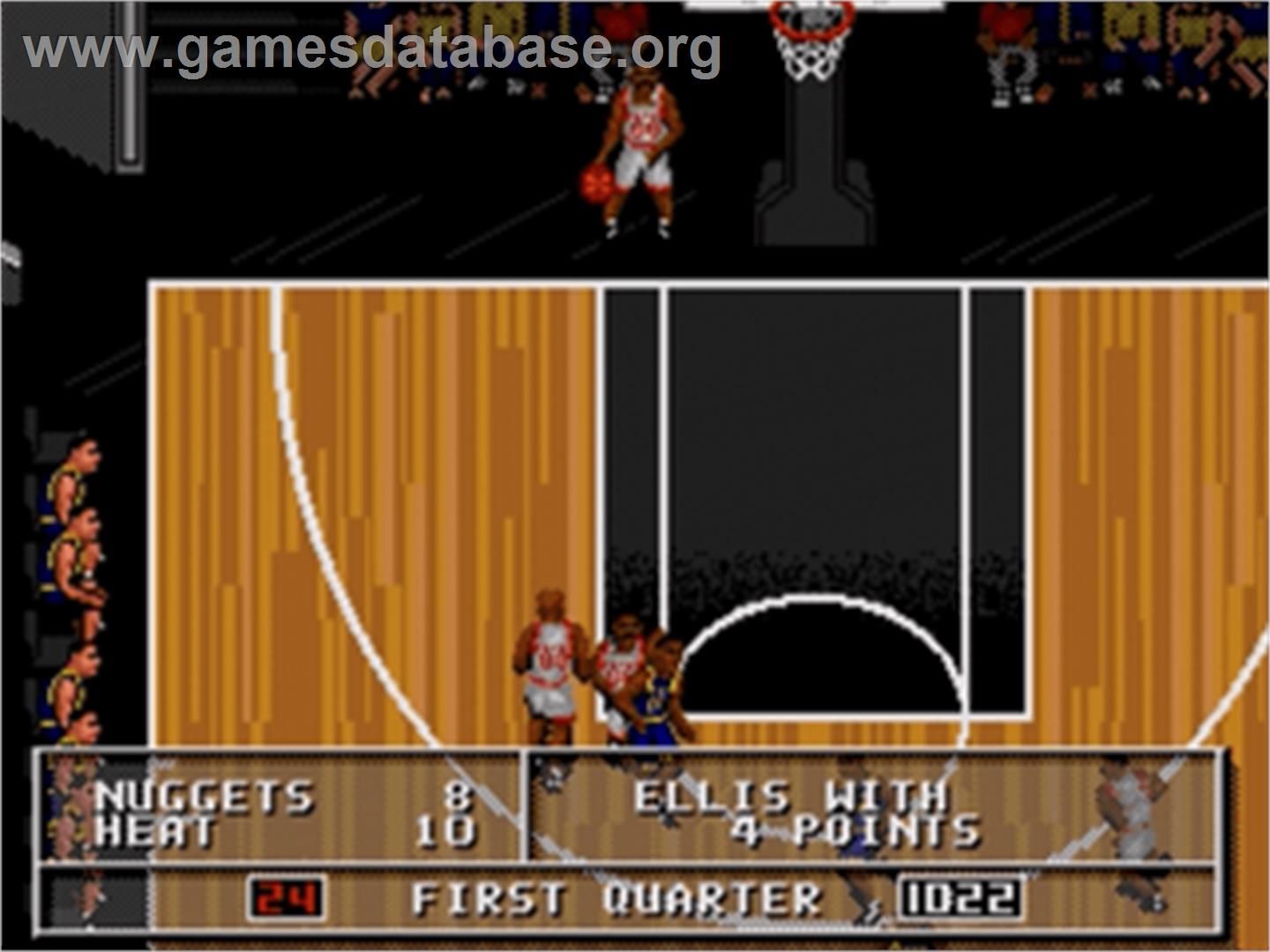 Nba Action '95 Starring David Robinson - Sega Nomad - Artwork - In Game