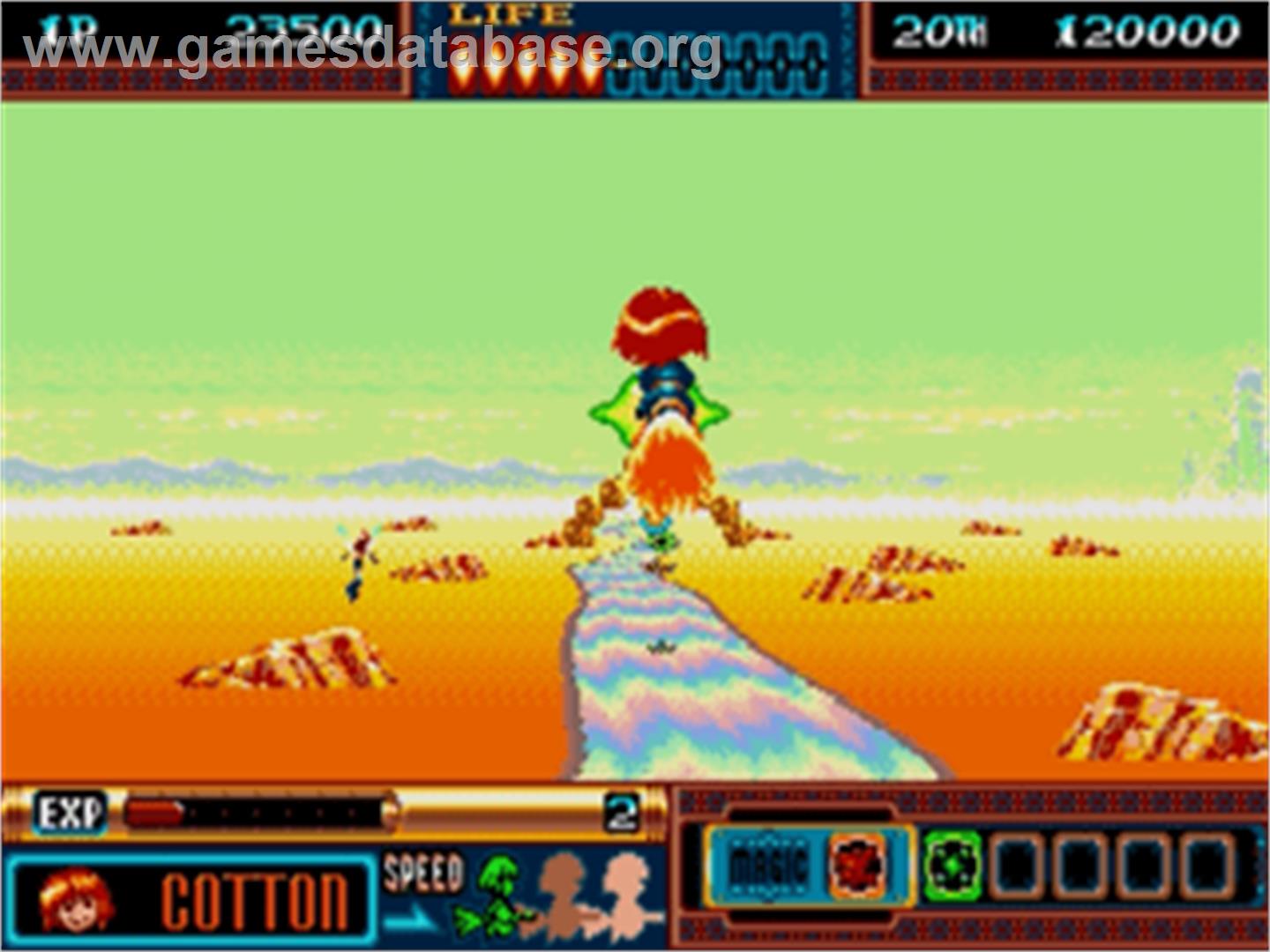 Panorama Cotton - Sega Nomad - Artwork - In Game