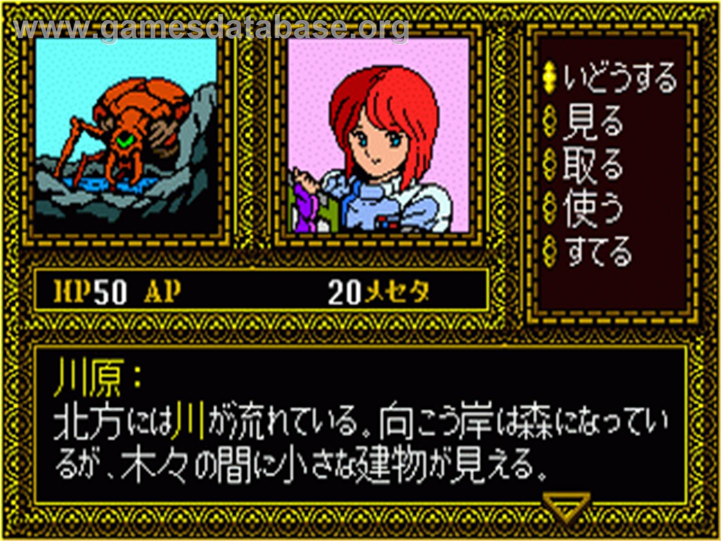 Phantasy Star 2 - Anne's Adventure - Sega Nomad - Artwork - In Game