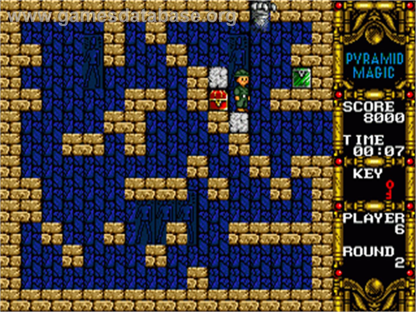 Pyramid Magic 2 - Sega Nomad - Artwork - In Game