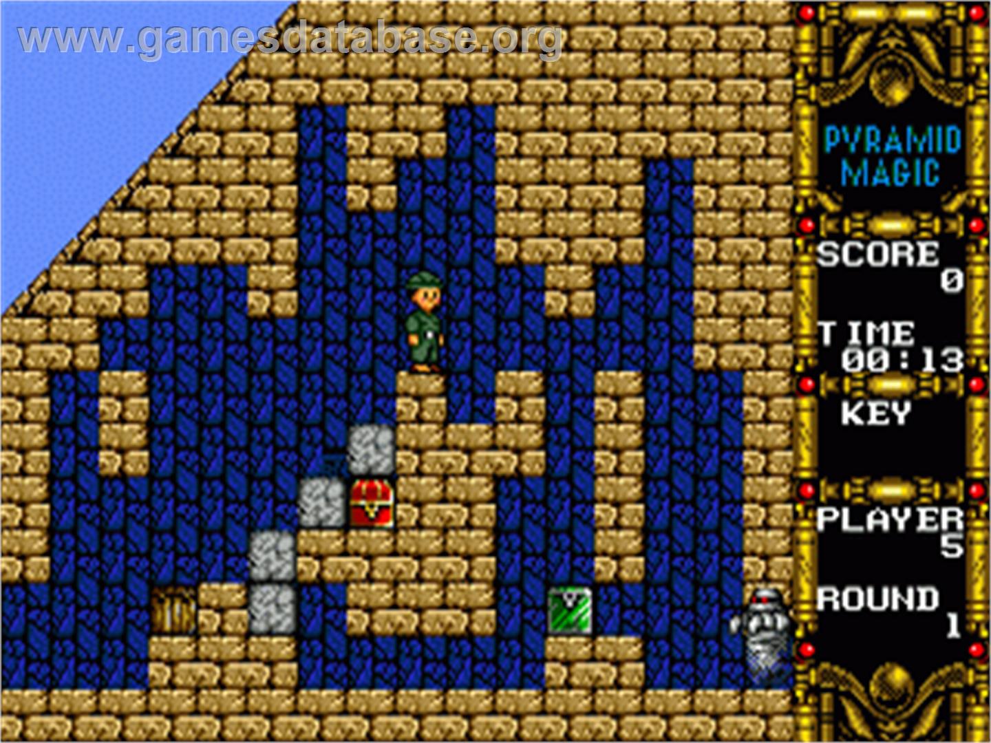 Pyramid Magic Special - Sega Nomad - Artwork - In Game