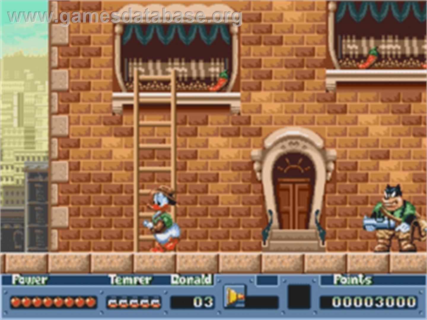 QuackShot starring Donald Duck - Sega Nomad - Artwork - In Game