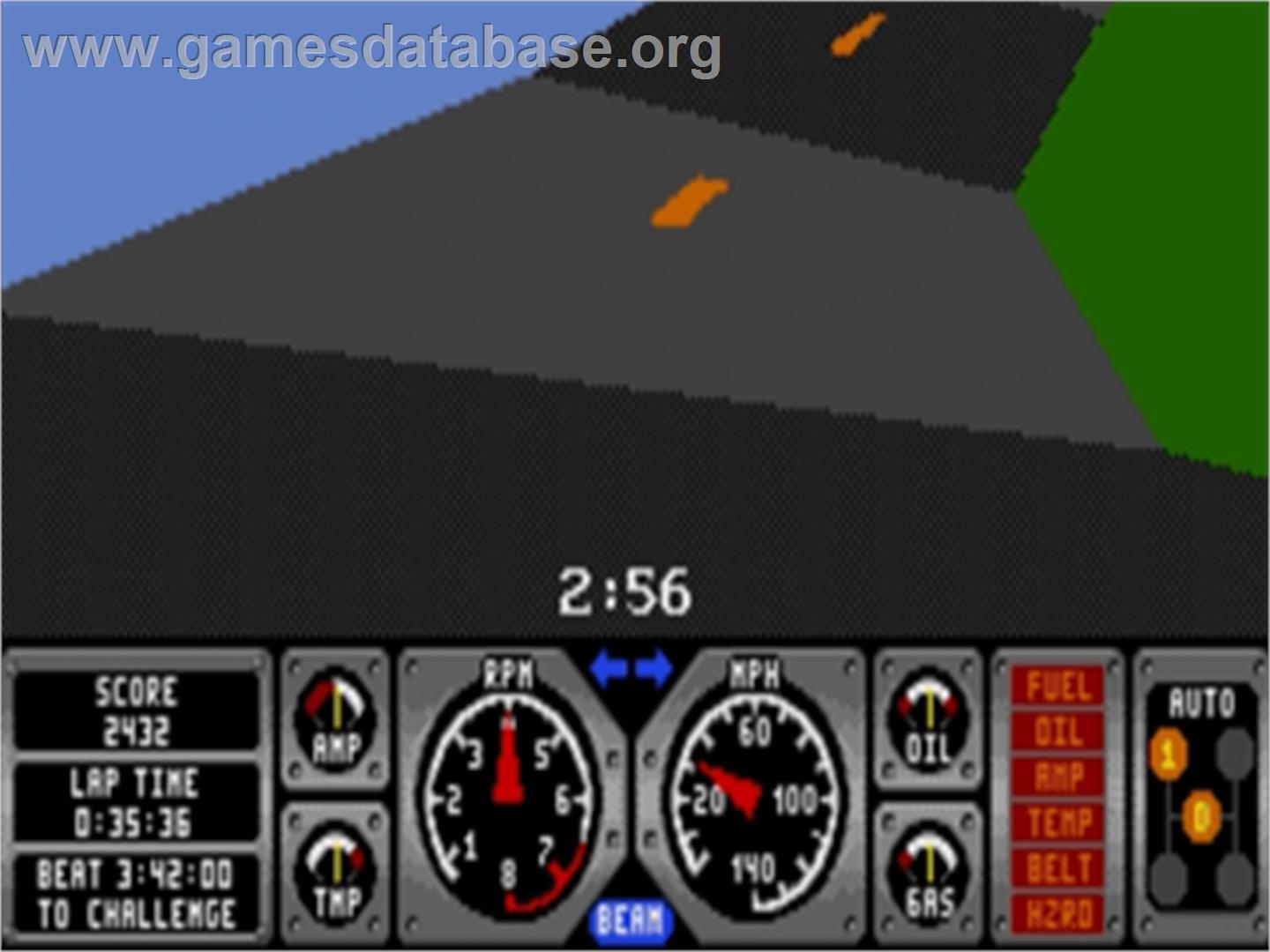 Race Drivin' - Sega Nomad - Artwork - In Game