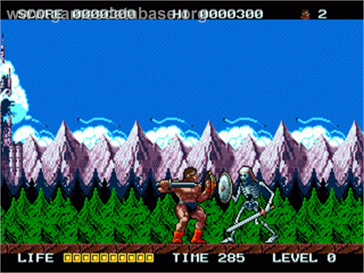 Rastan Saga 2 - Sega Nomad - Artwork - In Game