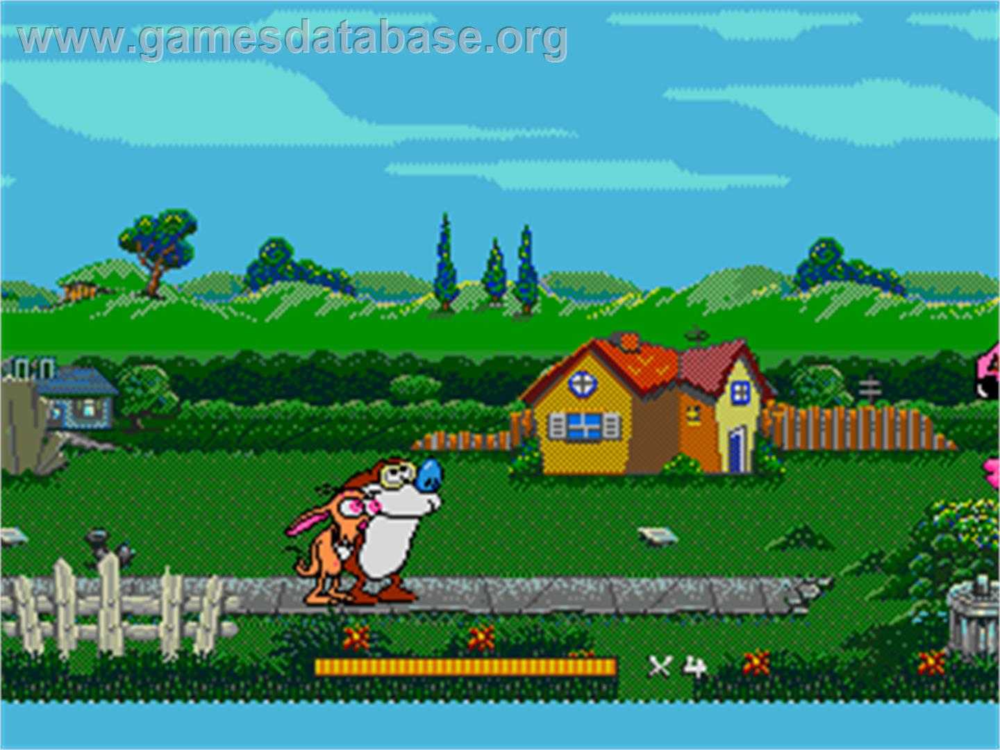 Ren And Stimpy Show Presents - Stimpy's Invention, The - Sega Nomad - Artwork - In Game