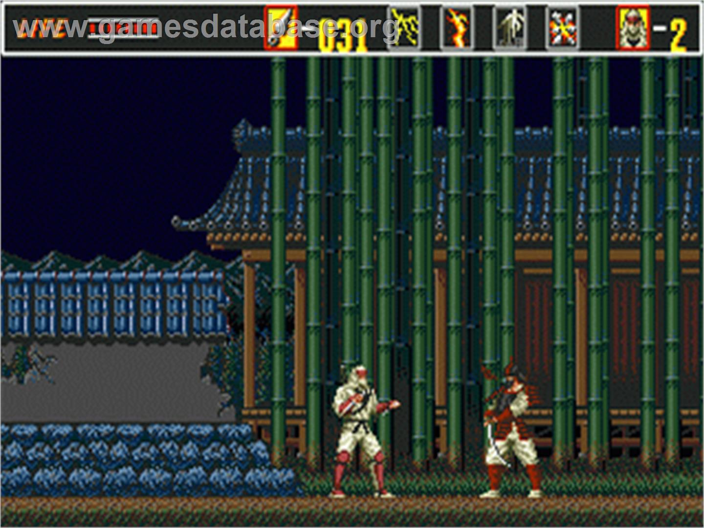 Revenge of Shinobi, The - Sega Nomad - Artwork - In Game