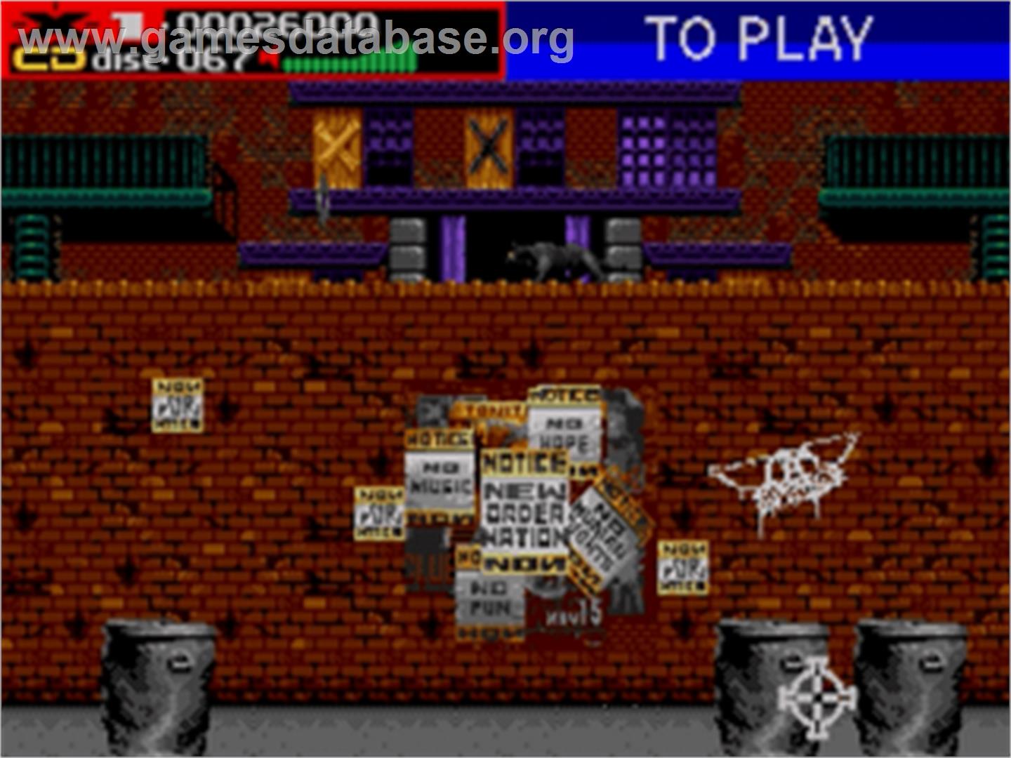Revolution X - Sega Nomad - Artwork - In Game