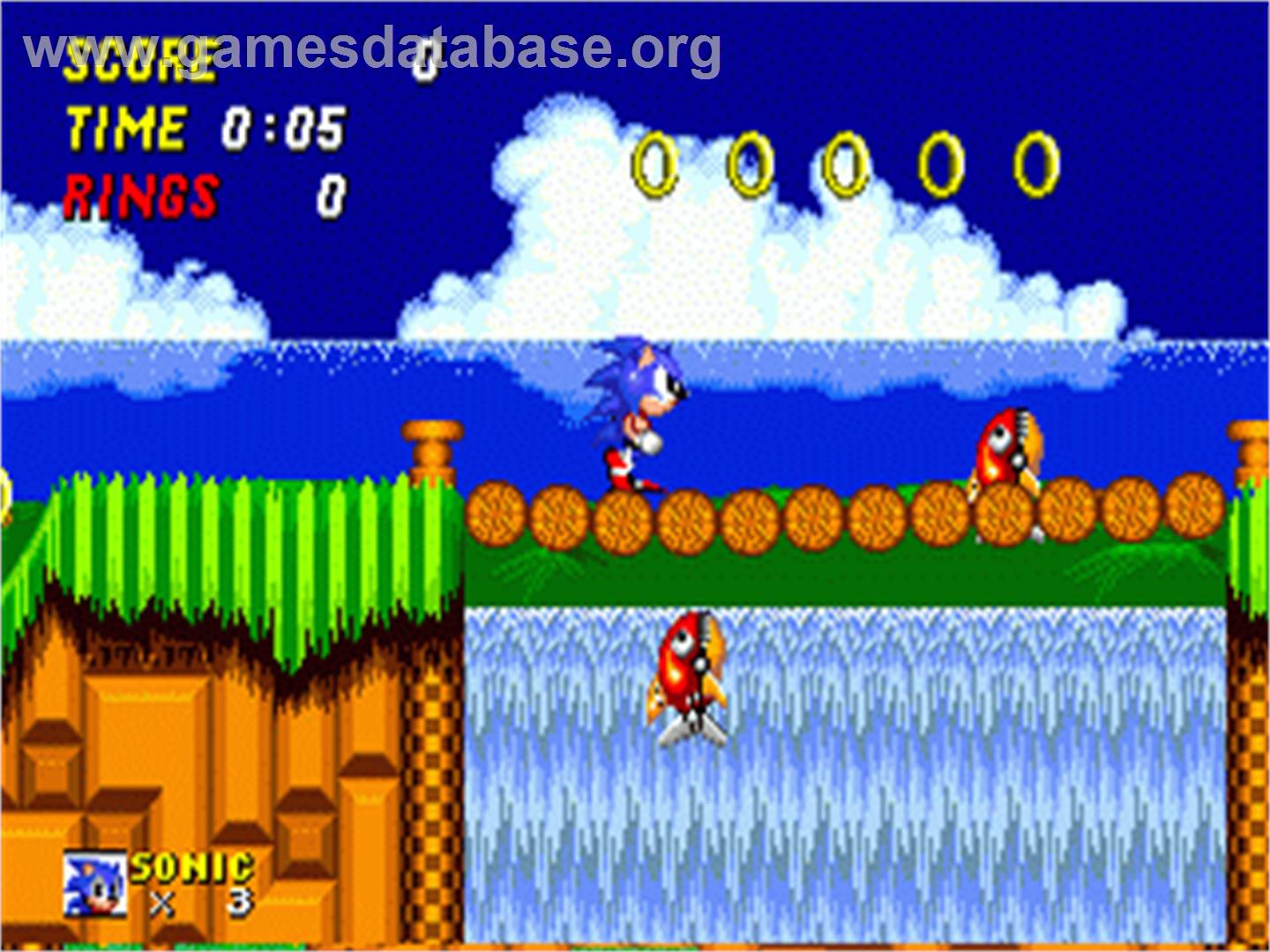 Sonic The Hedgehog 2 - Sega Nomad - Artwork - In Game