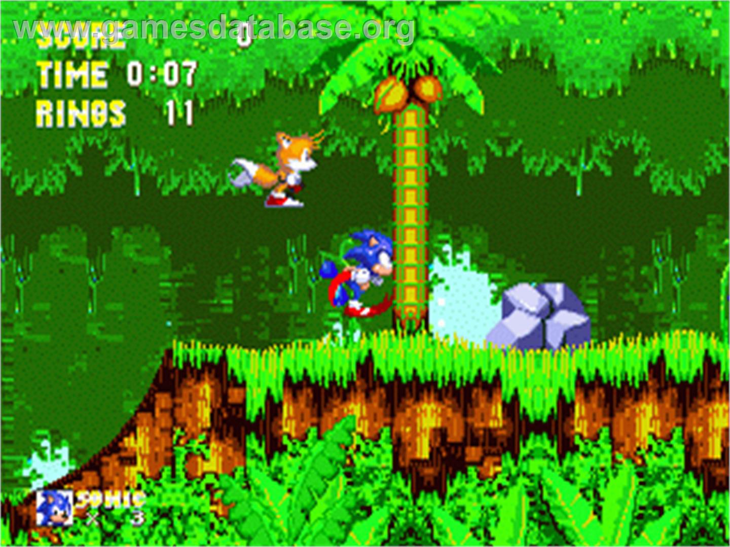 Sonic The Hedgehog 3 - Sega Nomad - Artwork - In Game