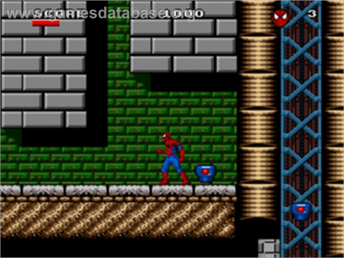 Spider-Man and the X-Men: Arcade's Revenge - Sega Nomad - Artwork - In Game