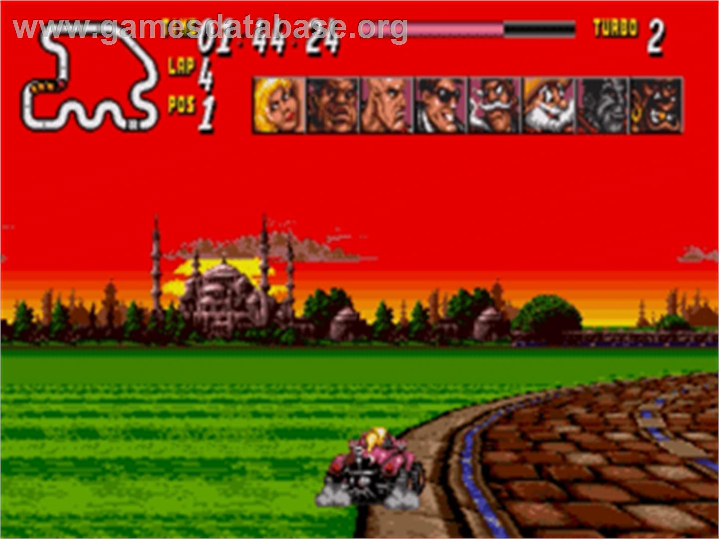 Street Racer - Sega Nomad - Artwork - In Game