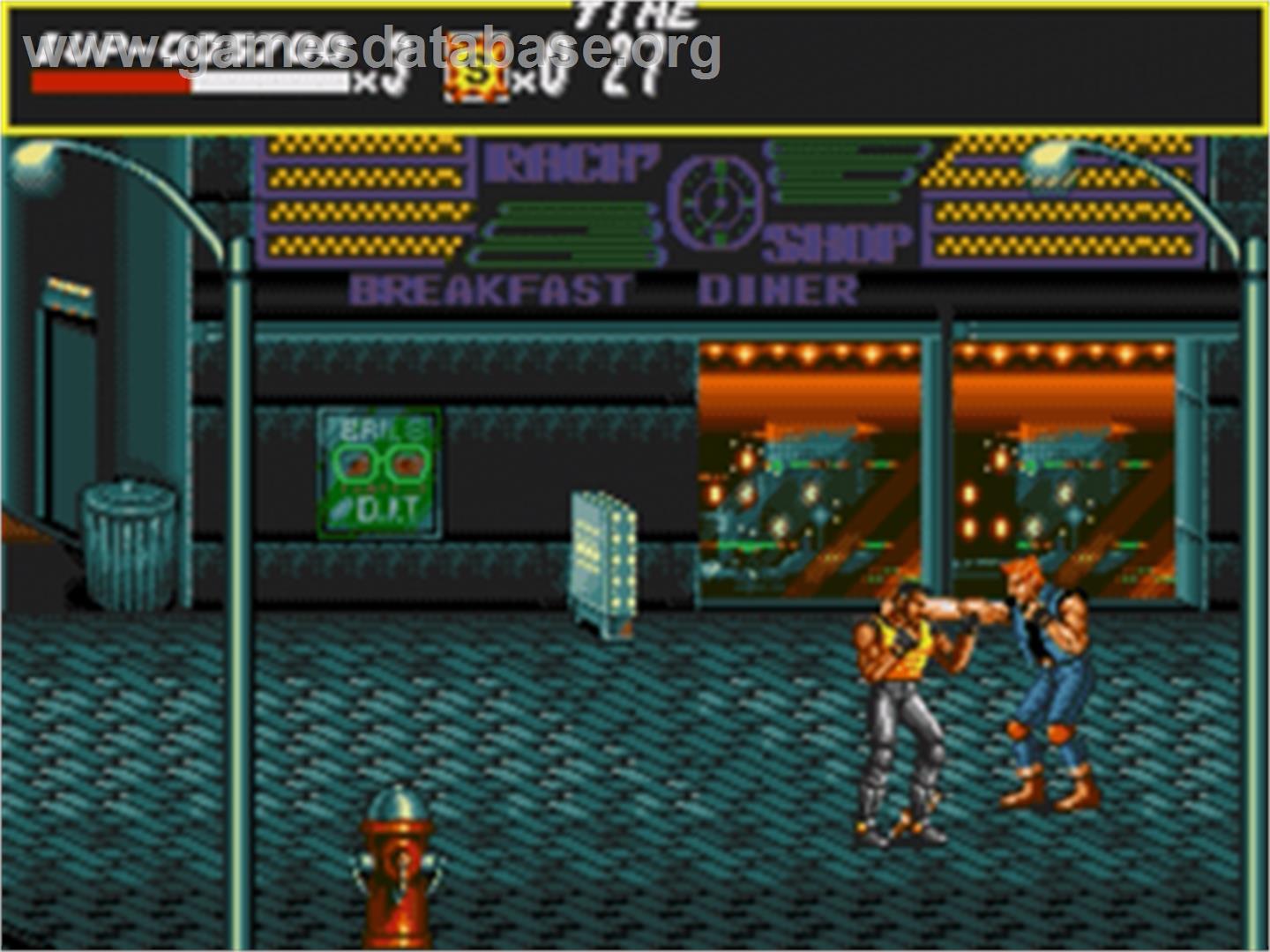 Streets Of Rage - Sega Nomad - Artwork - In Game
