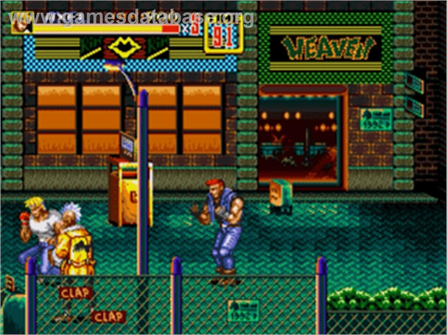 Streets of Rage 2 - Sega Nomad - Artwork - In Game