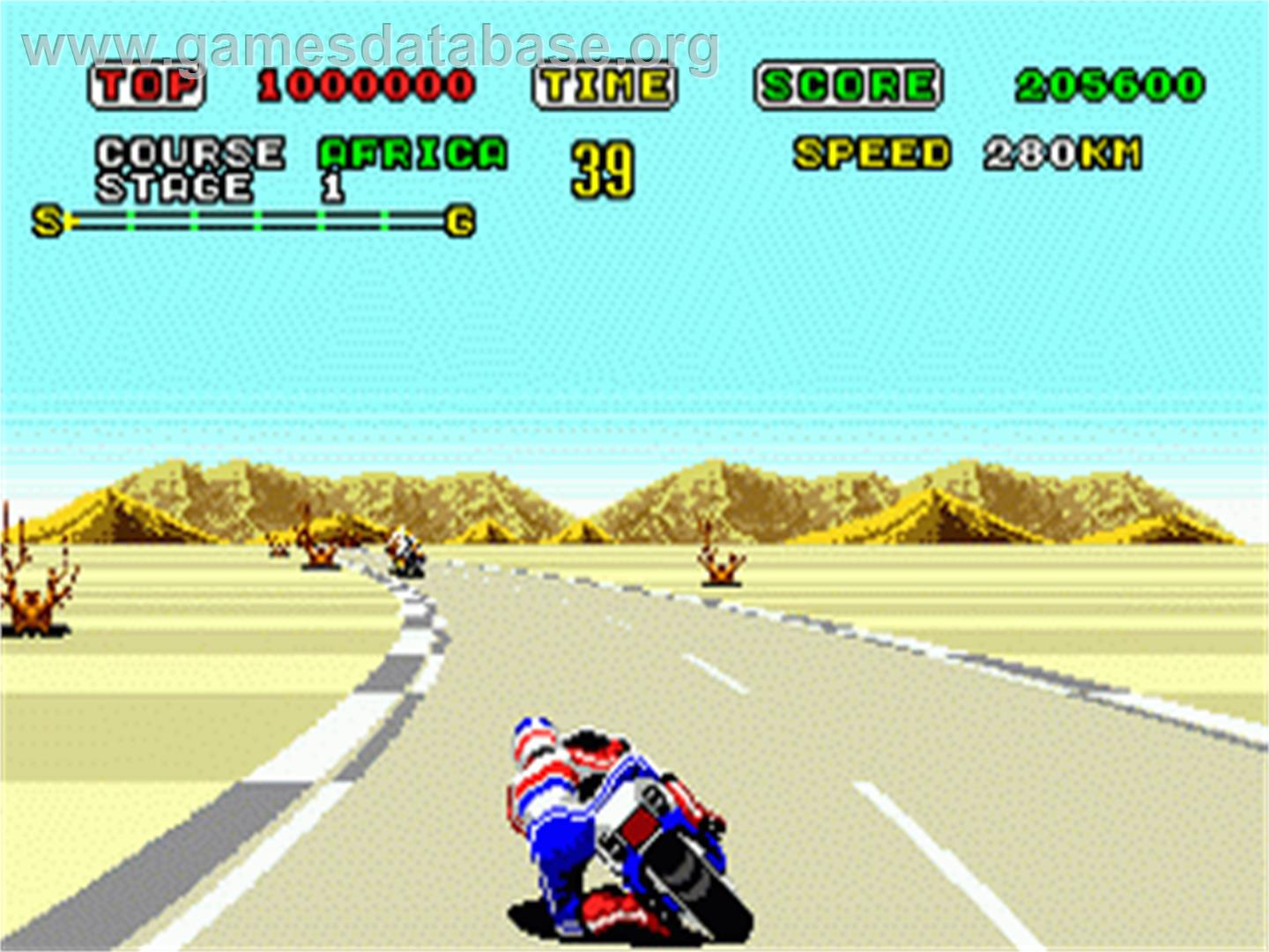 Super Hang-on - Sega Nomad - Artwork - In Game