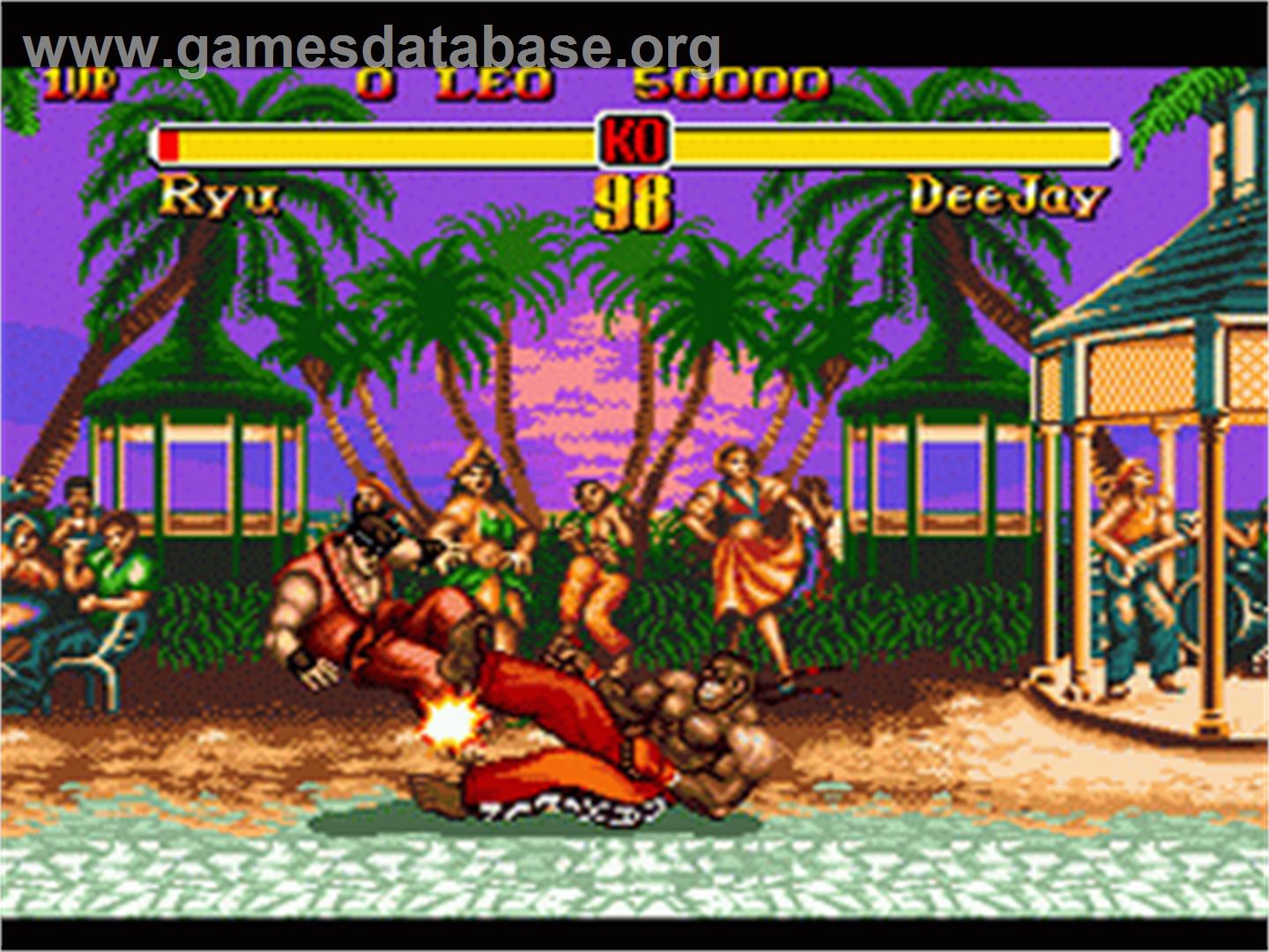 Super Street Fighter II - The New Challengers - Sega Nomad - Artwork - In Game