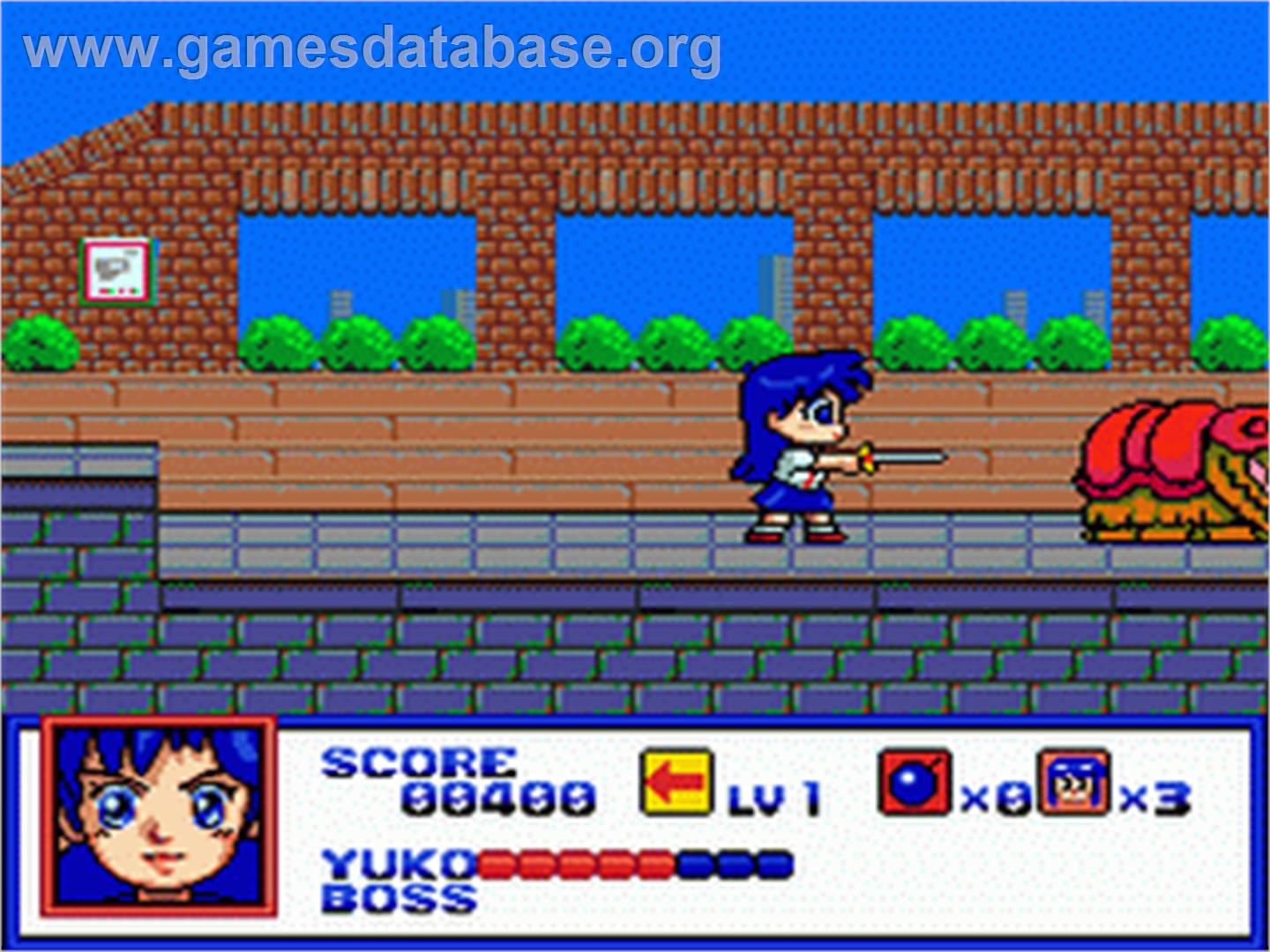 Syd of Valis - Sega Nomad - Artwork - In Game