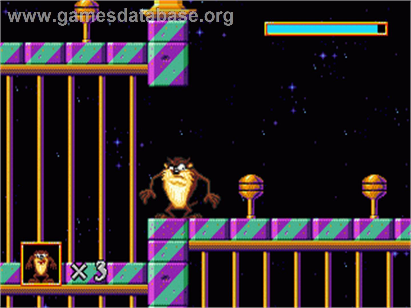 Taz in Escape from Mars - Sega Nomad - Artwork - In Game