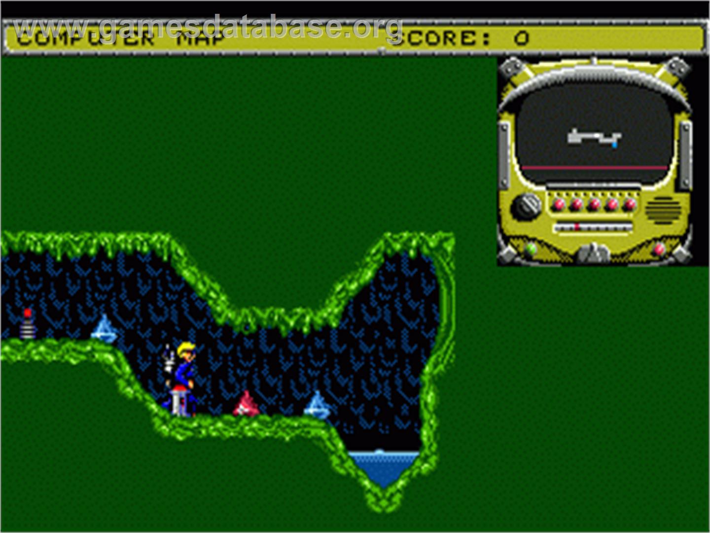 Todd's Adventures In Slime World - Sega Nomad - Artwork - In Game