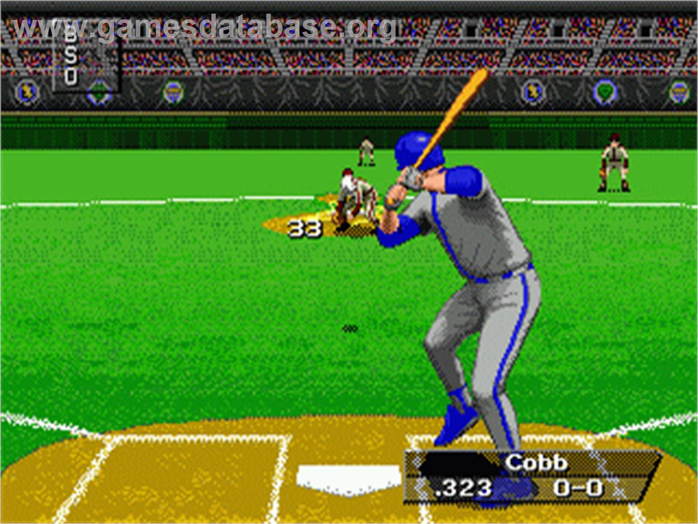 Triple Play '96 - Sega Nomad - Artwork - In Game