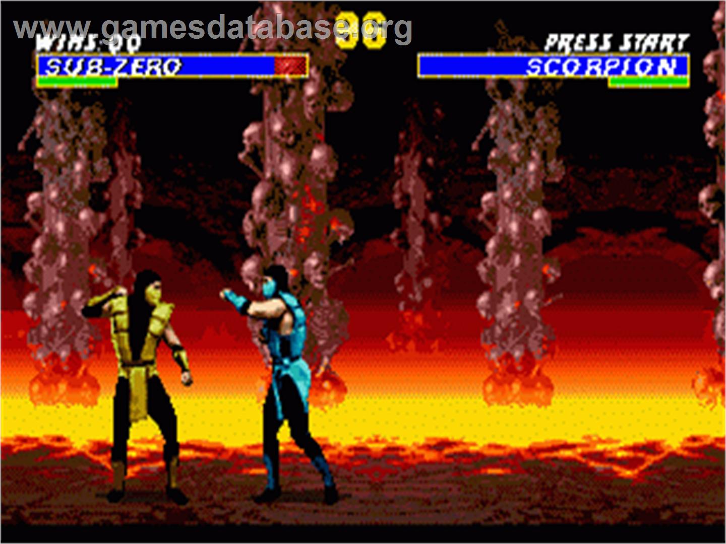 Ultimate Mortal Kombat 3 - Sega Nomad - Artwork - In Game