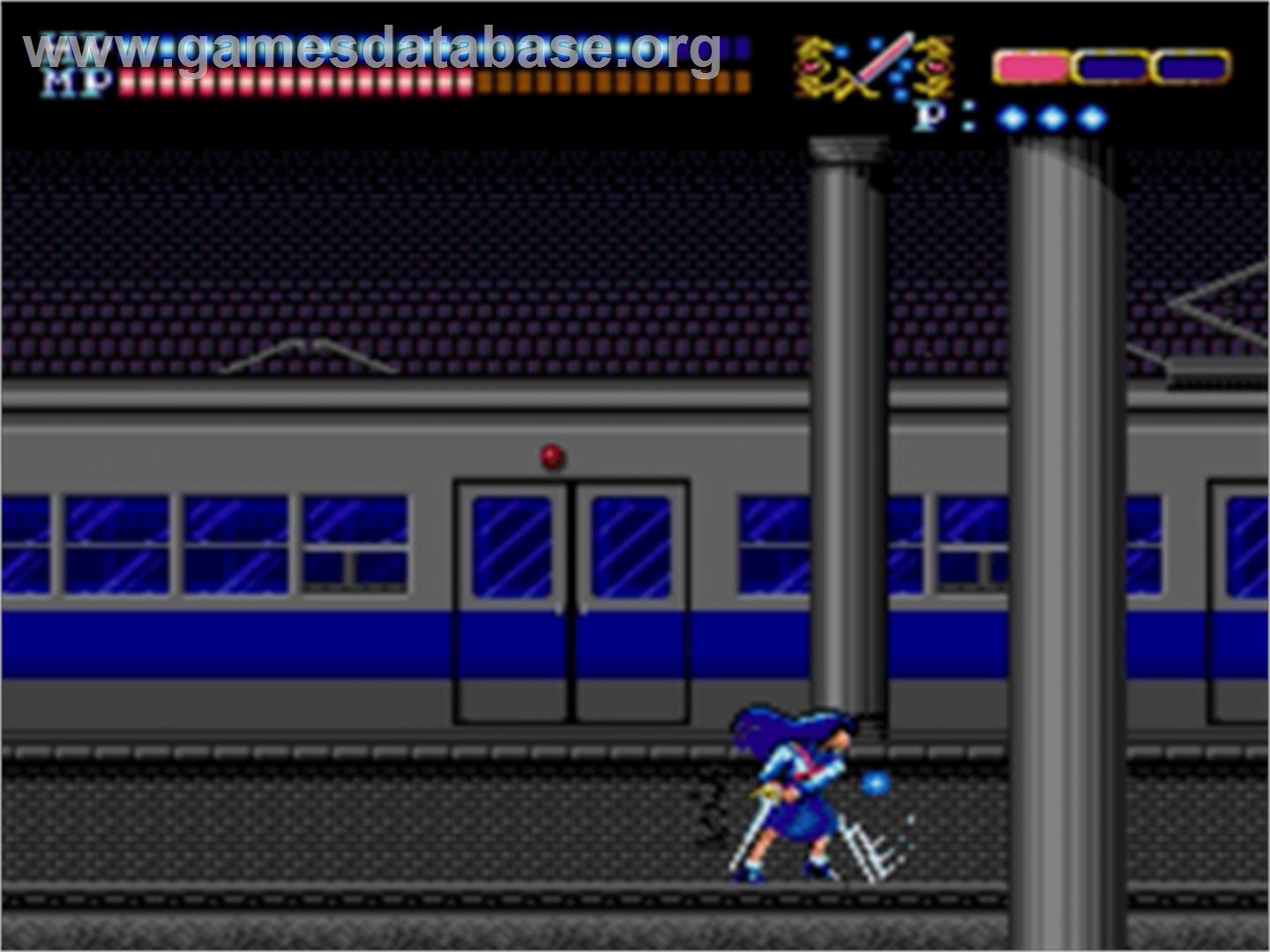Valis - The Fantasm Soldier - Sega Nomad - Artwork - In Game