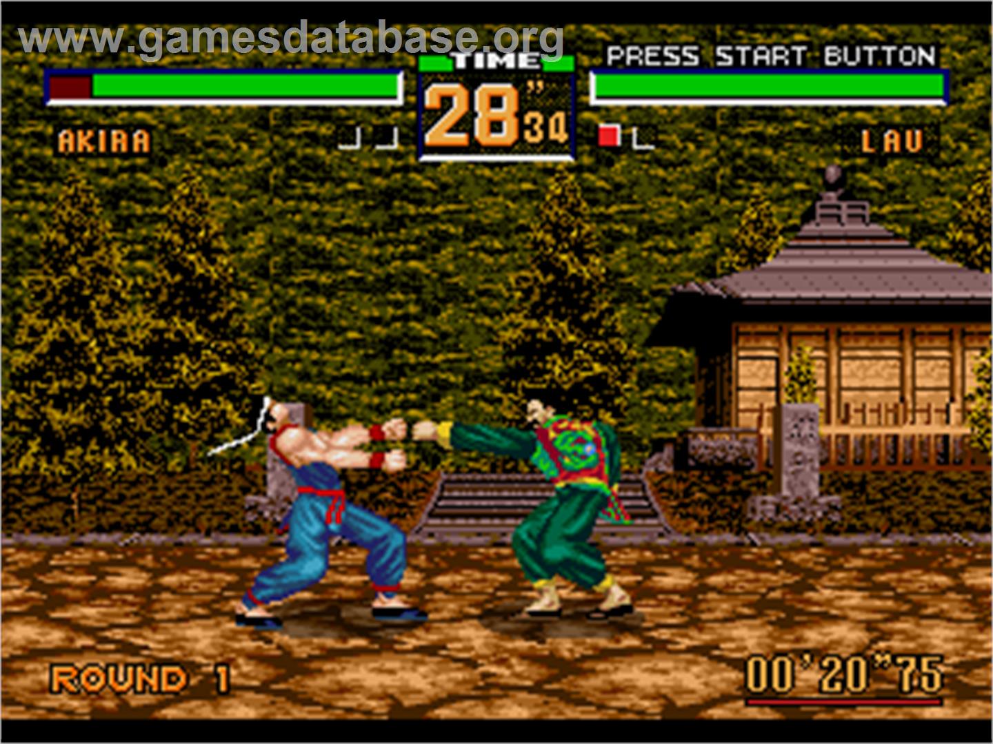 Virtua Fighter 2 - Sega Nomad - Artwork - In Game