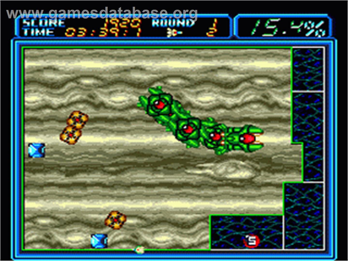 Volfied - Sega Nomad - Artwork - In Game
